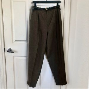 Vintage High Rise houndstooth tweed Pants